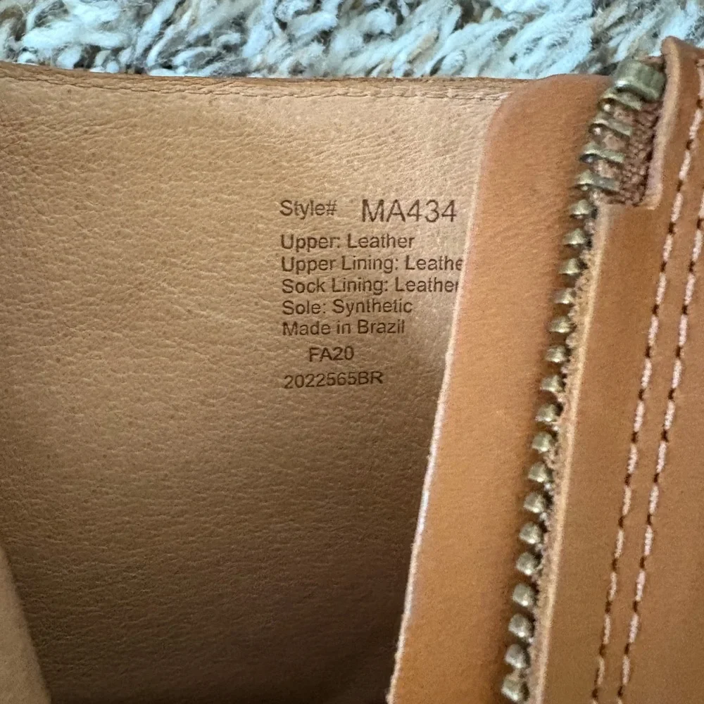 Madewell Tan leather Ankle Boots - Picture 6 of 6